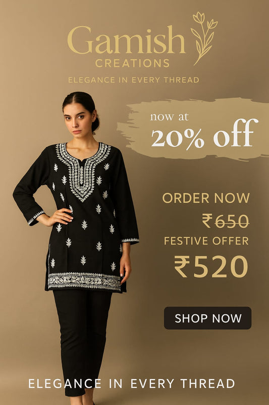 Cotton Short Daman Kurti