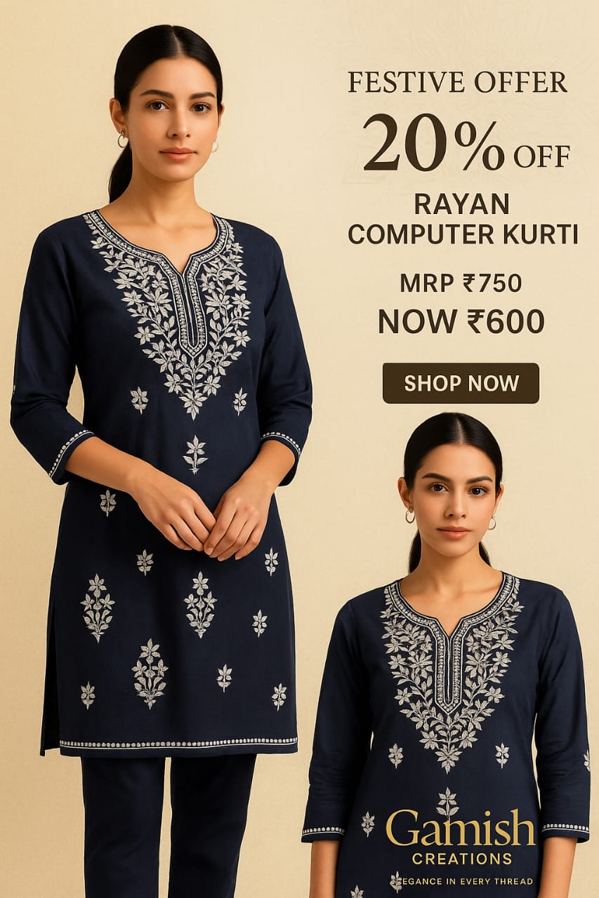 Rayon Computer Kurti