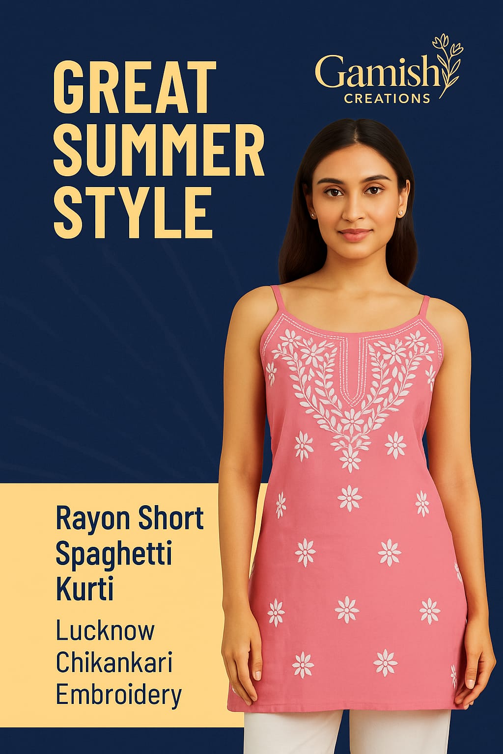 Rayon Short Spaghetti